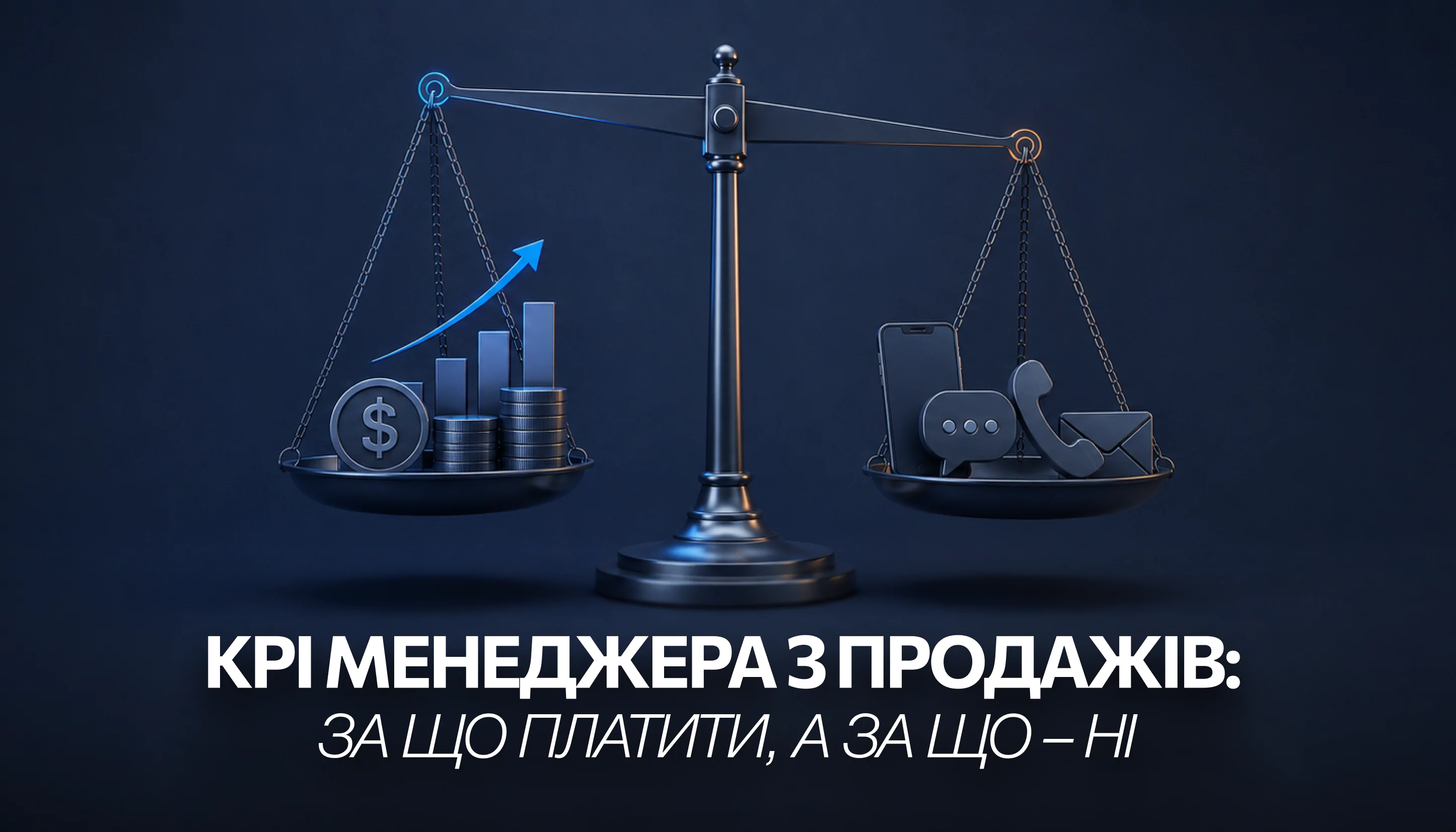 KPI менеджера з продажів: за що платити, а за що – ні