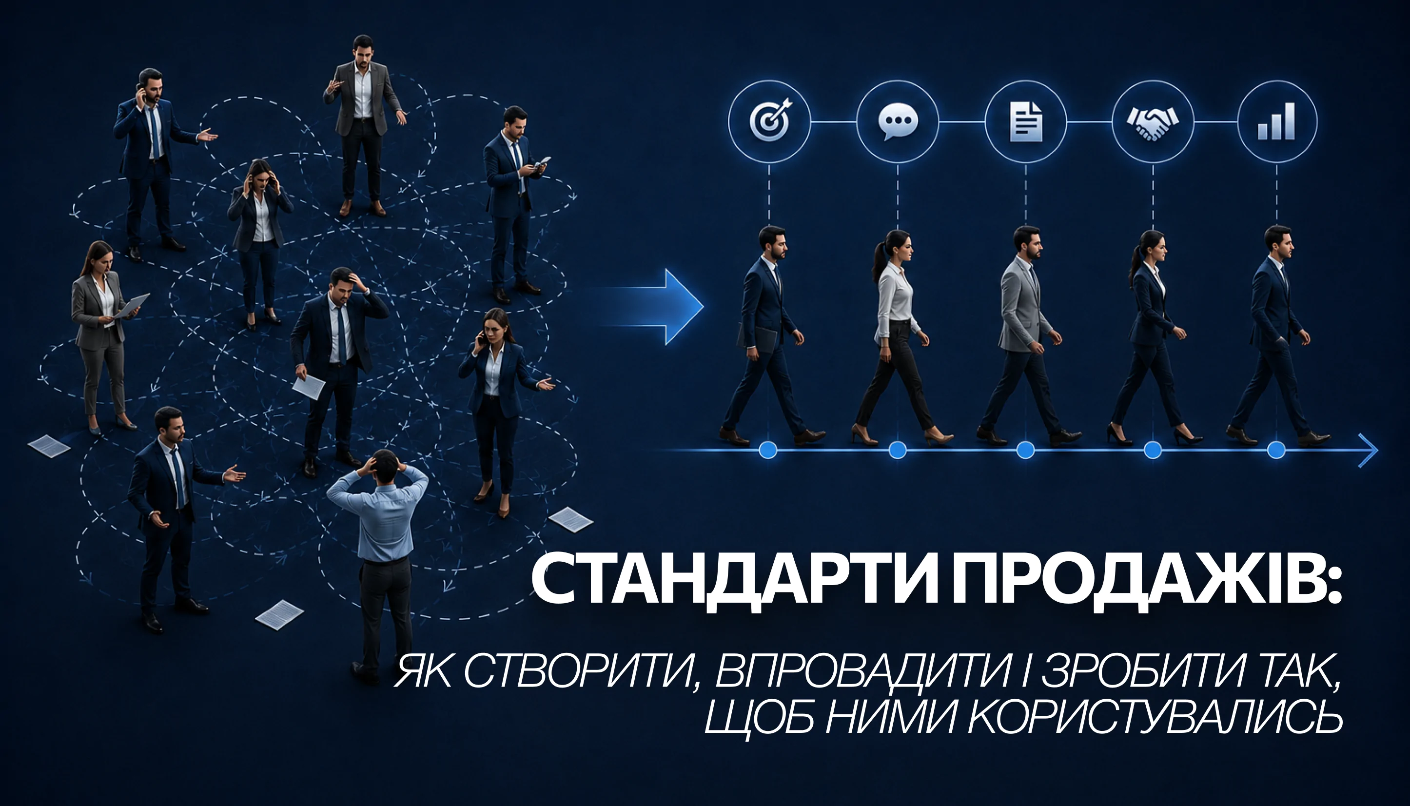 Стандарти продажів: як створити, впровадити і зробити так, щоб ними користувались