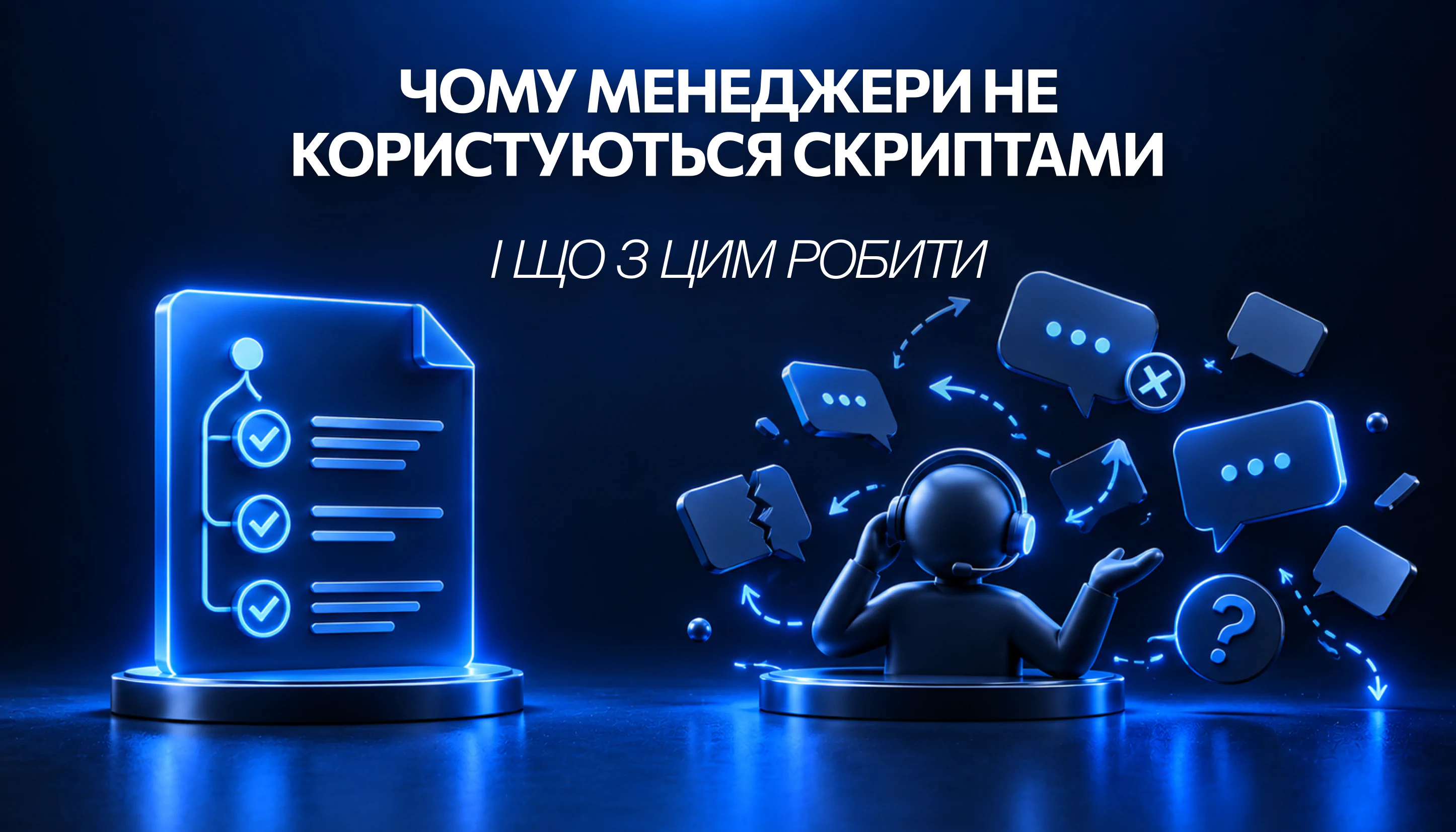 Чому менеджери не користуються скриптами і що з цим робити